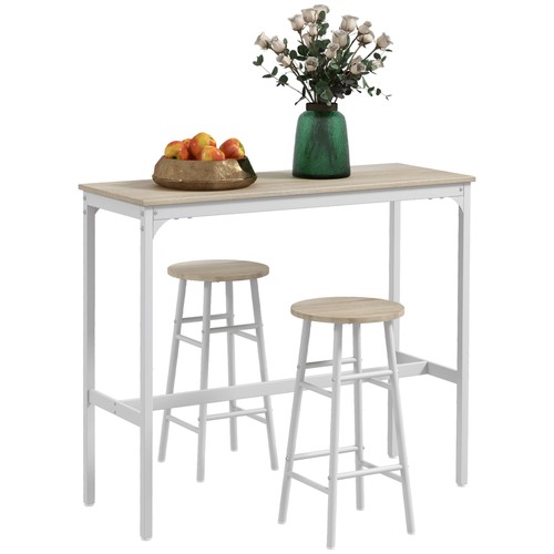Homcom set tavolo alto - alto, 2